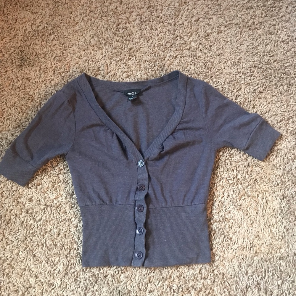 Gray vest